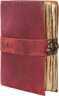 Vintage Leather Journal Handmade Buffalo Non-Refillable Deckle Edge Paper – by KomalsPassionLeather