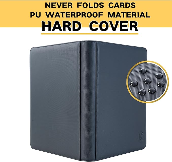 1000+ Pockets Trading Card Binder, 16-Pocket Card Ablum Compatible - Image 4