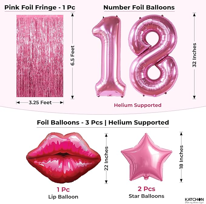 KatchOn, Girls & Her | Pink Party Decorations - Image 3