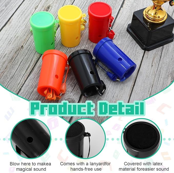 12 Pcs Air Horns 3 Inch Noisemakers - Image 3