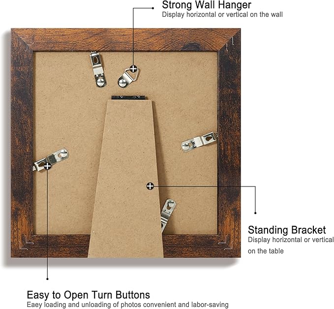 6x6 Picture Frame Set of 4 - Image 5
