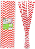 18 Inch Extra Long Paper Drinking Straws by chunspak