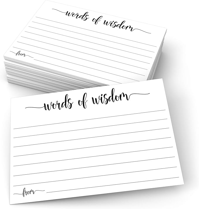 321Done Words of Wisdom Card 4" x 6" by 321Done
