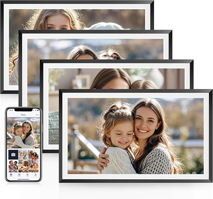 RCA 10.1" WiFi Digital Picture Frame, Electronic Photo Frames 32GB Storage by RCA