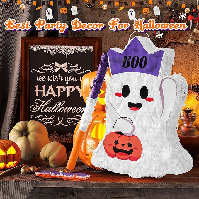 VINTS Halloween Piñata, Cute Ghost Piñata - Image 6