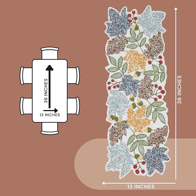 Boho Beaded Table Runner - Image 5