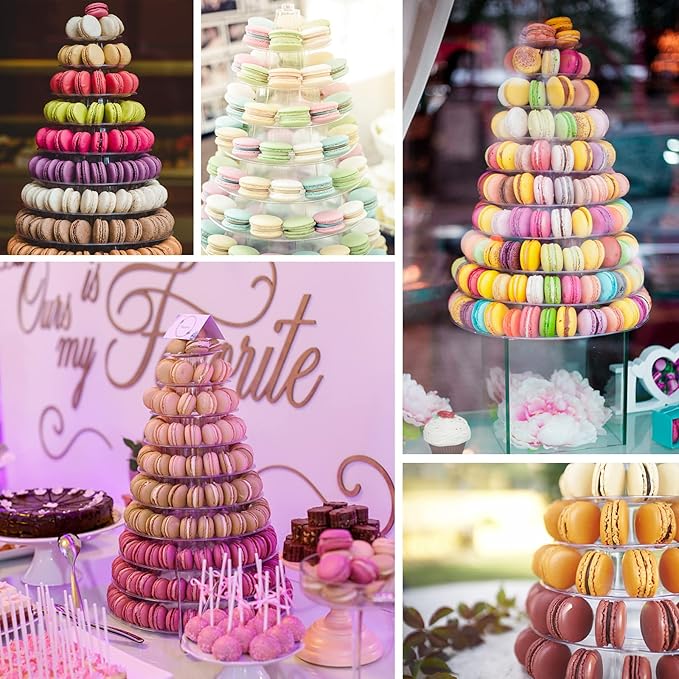 Macaron Tower Stand 10 Tier 4" - Image 5