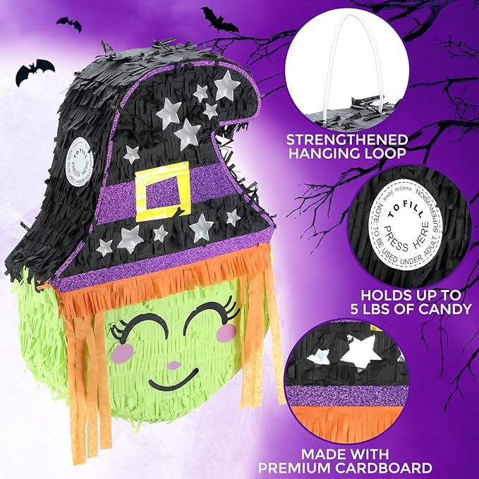 Halloween Witch Pinatas Bundle - Image 3