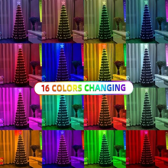 Smart Color Changing Fairy String Lights, 33FT 100 LED RGB Easter Lights String - Image 5