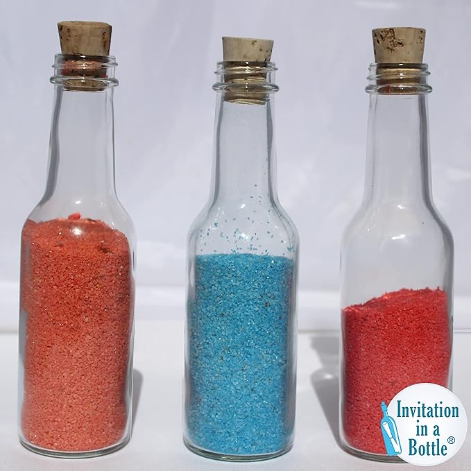Plastic Bottles & Corks for Bottle Message Invitations, Announcements, DIY Craft - Image 2
