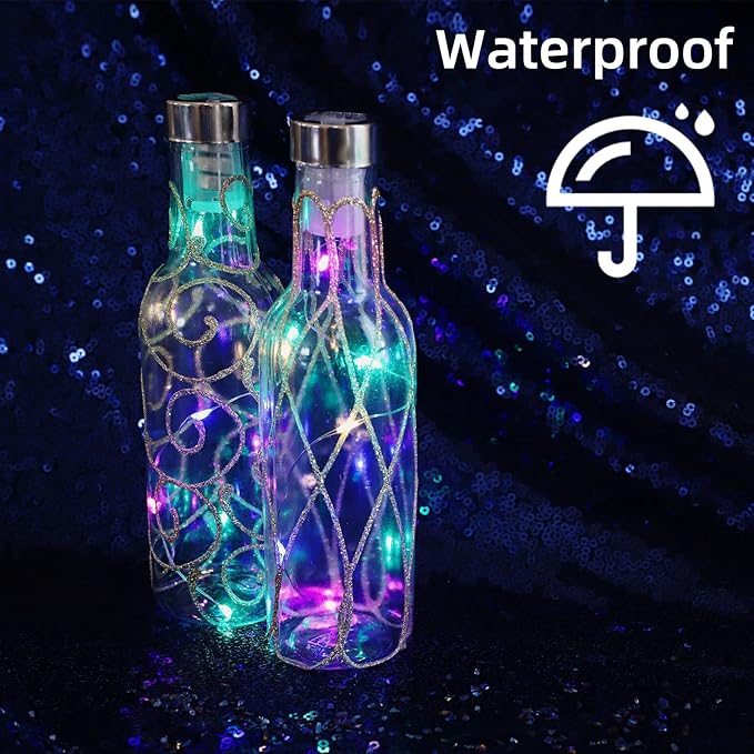 LAMPHOME 20 Pack Easter Fairy Lights Battery Operated - 7ft 20 LED Copper Wire - Image 9