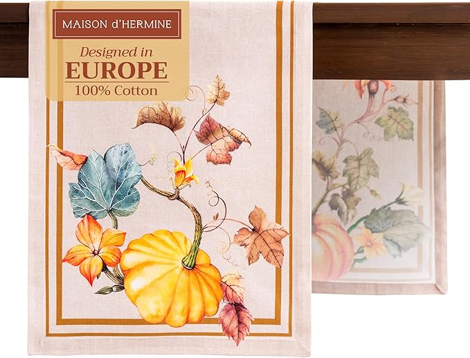 Maison d' Hermine Table Runner 100% Cotton Single Layer Table Runners 72 inches by MaisondHermine