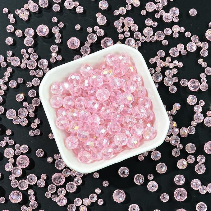 220Pcs 10mm Crystal Glass Beads - Image 3