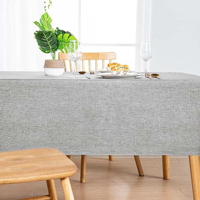 Hiasan Faux Linen Rectangle Tablecloth - Image 4