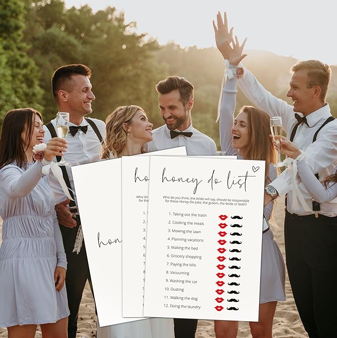 Bridal Shower Games, Honey Do List, Wedding Shower Games - Image 6
