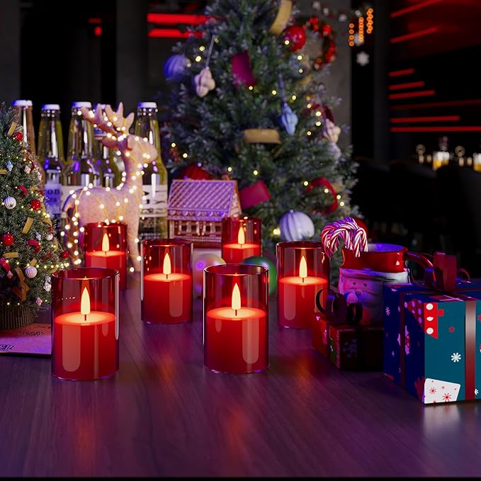 6Pack Flickering Flameless LED Candles - Image 6