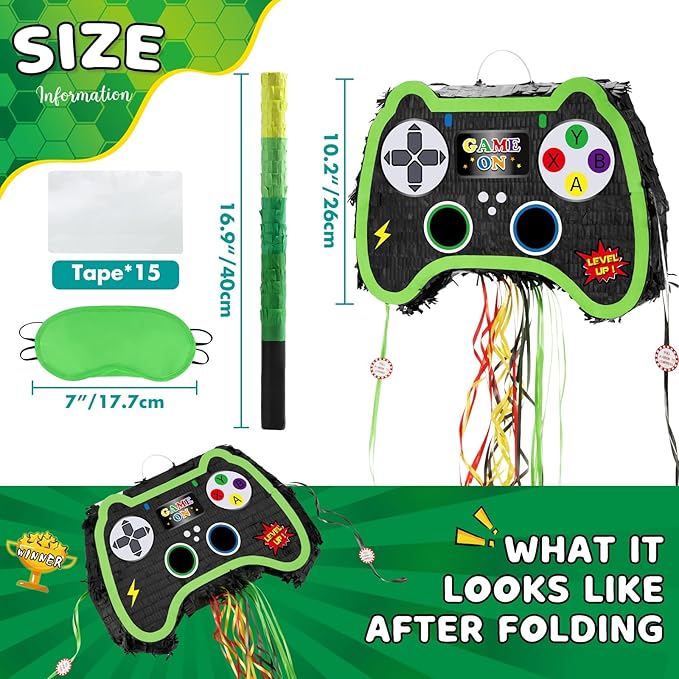 WERNNSAI Foldable Video Game Piñata - Image 3