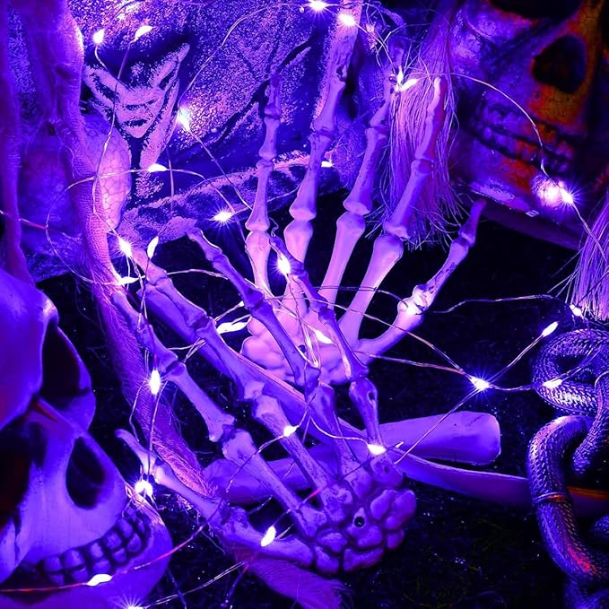 4-Pack 50 LED Fairy Lights Battery Operated - Image 3
