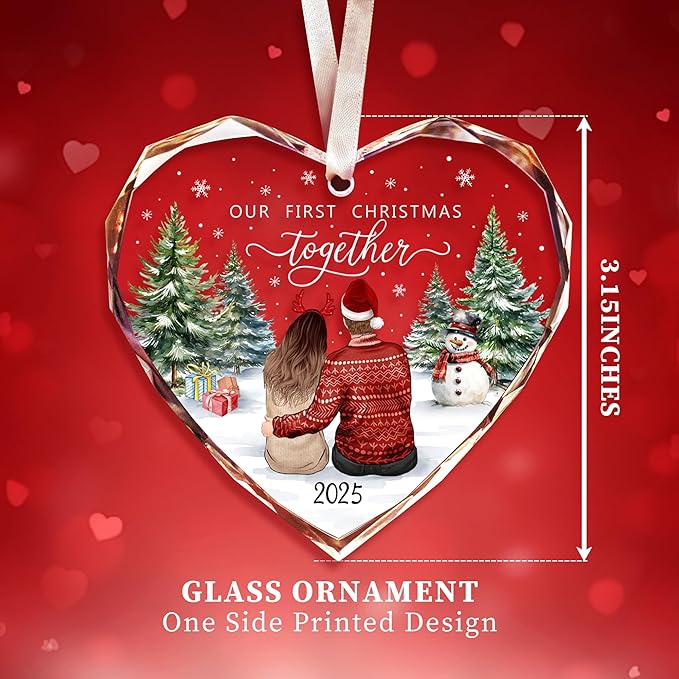 First Christmas Together Ornament 2025, Our Christmas Ornaments 2025 Gifts - Image 2