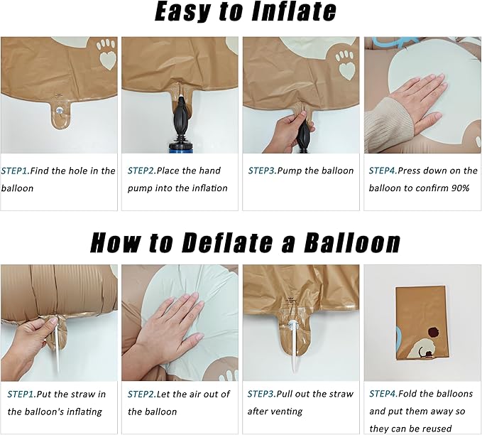 2PCS Matte bear Animal balloon - Image 3