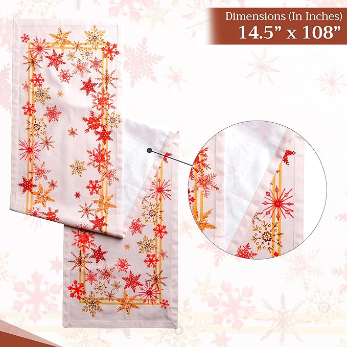 Maison d' Hermine Table Runner 100% Cotton Single Layer Table Runners 108 - Image 6