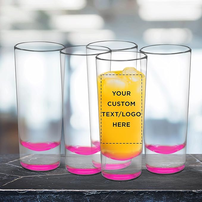 Custom Cordial Shooter Shot Glasses 2 oz. Set of 10, Personalized Bulk Pack - Image 7