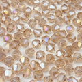 400pcs 4mm Bicone Crystal Glass Beads Loose Spacer Beads Faceted Craft Beads by LIMAOLLY