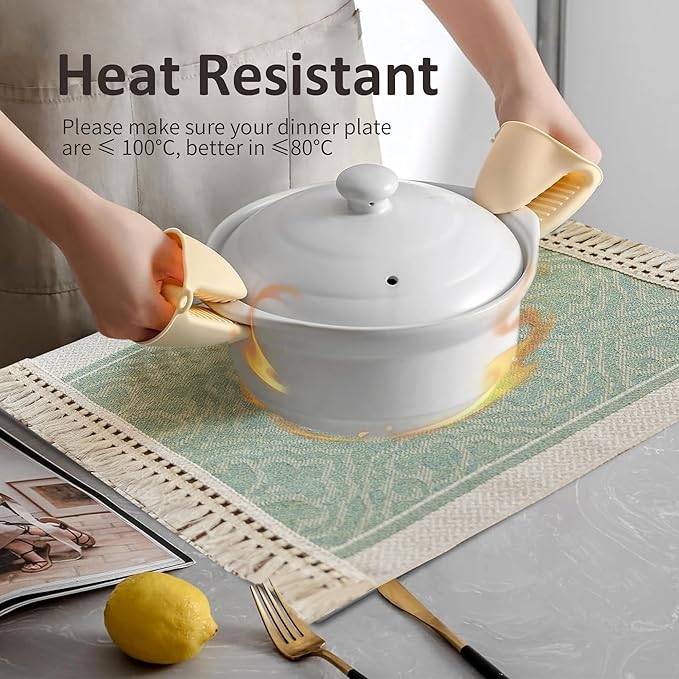 Placemats Set of 4, Waterproof Placemat - Image 2
