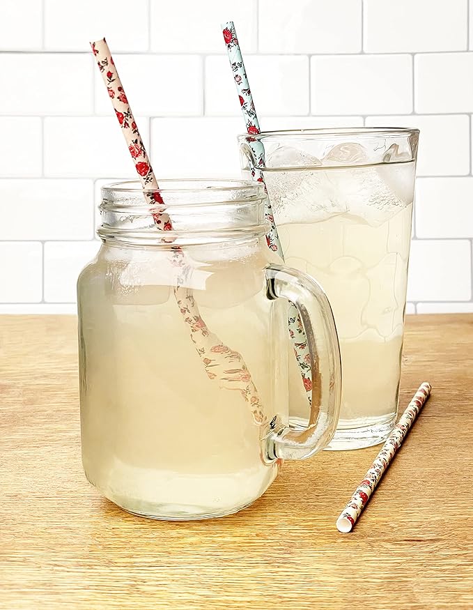 75-Pack Eco-Friendly Biodegradable Paper Straws - Image 7