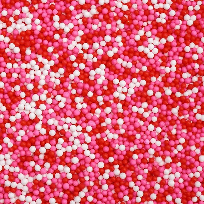 Pink Nonpareils Sprinkles, Edible Sprinkles - Image 7