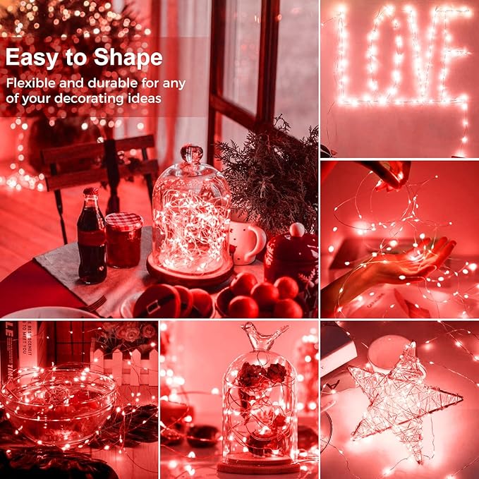 kolpop 6 Pack LED Fairy Lights Battery Operated, Mini Twinkle String Lights - Image 2