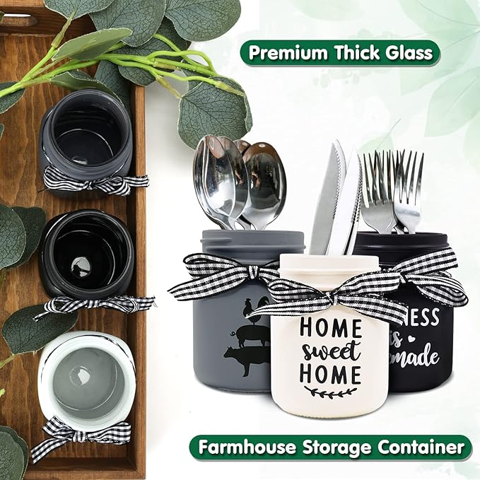 Mini Mason Jar Centerpiece Table Decorations - Image 3