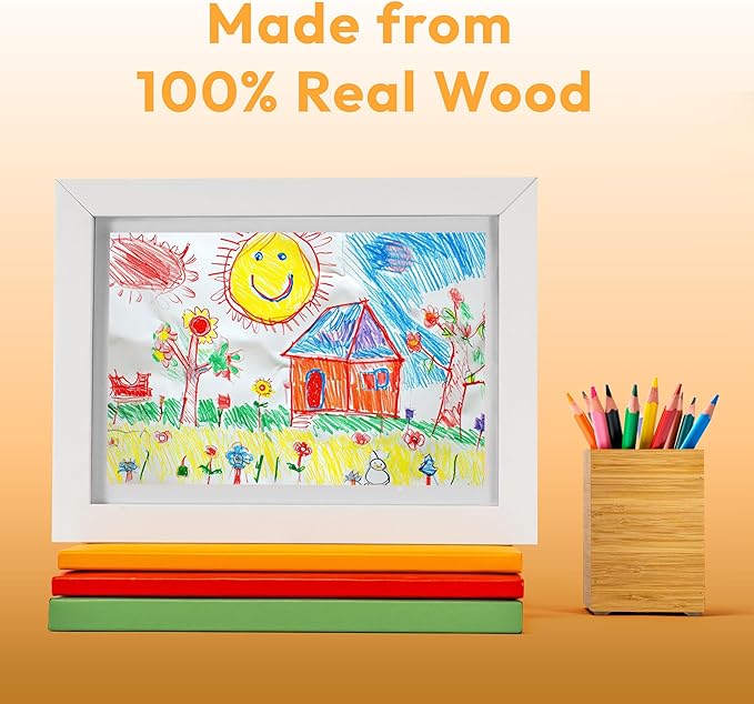 Kids Art Frames 8.5x11, Front Opening Artwork Display Frame - Image 6