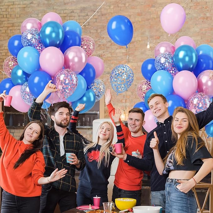 Paready Pink and Blue Balloon Set - Image 9