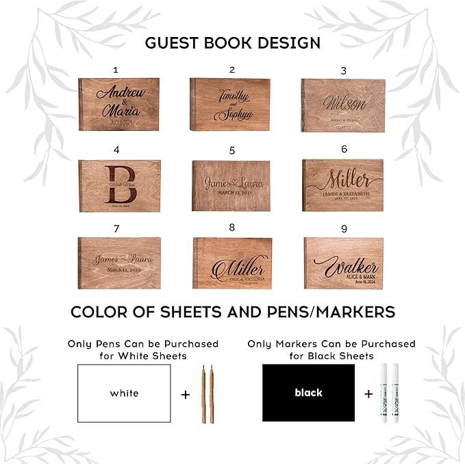 Rustic Wedding Guest Book - Image 7