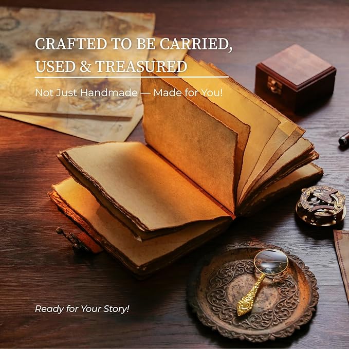 NomadCraftsCo. Vintage Leather Journal - Image 6