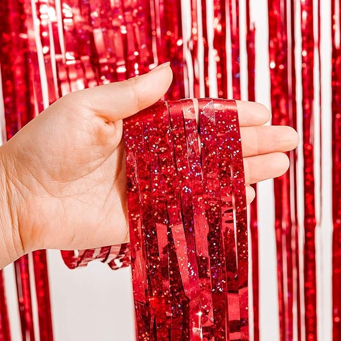 Foil Fringe Curtain Party Decorations - Image 9