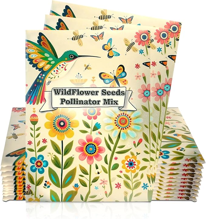 Pollinator Paradise Seed Mix Seeds Packets by GFF+Grass+Flip+Flops