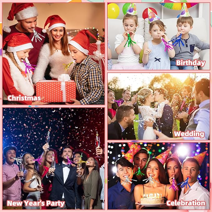 Party Blowers, Blow Horns Whistles - Image 7