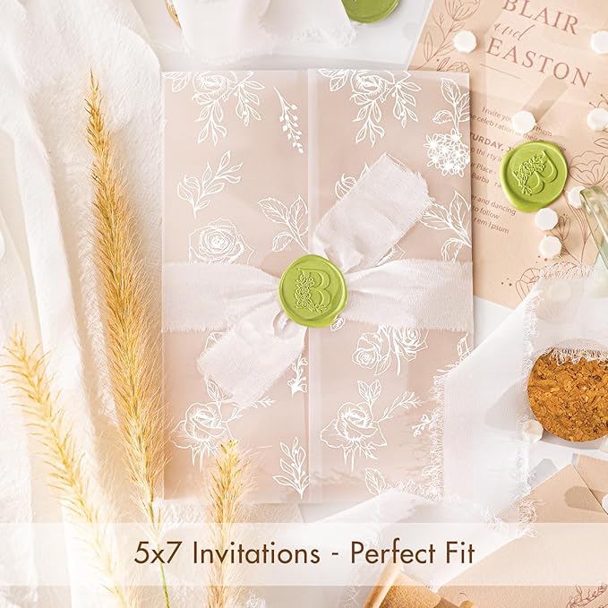 50 Pack Pre-Folded Vellum Jackets - Image 4