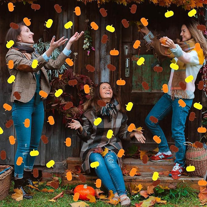 MARFOREVER Fall Felt Pumpkin Confetti - Image 7