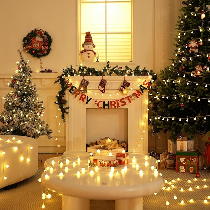300LED Connectable Globe String Lights Indoor Outdoor - Image 2