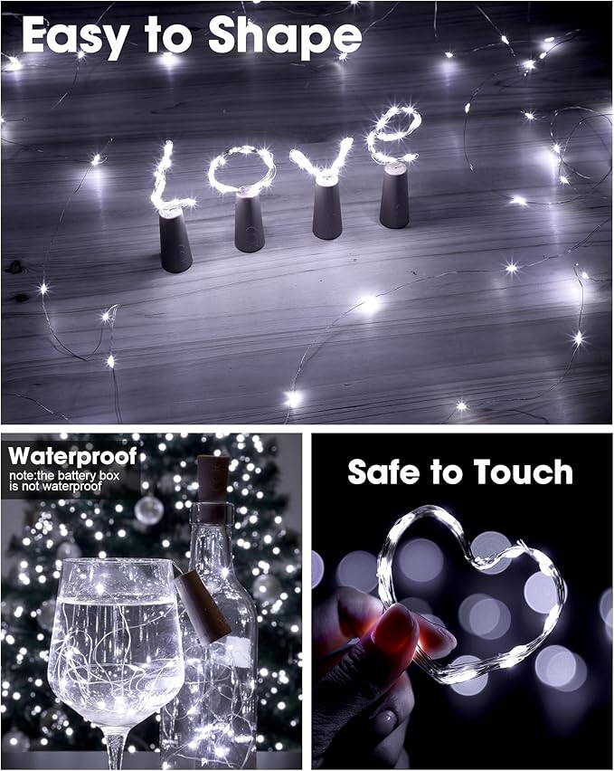 Hortsun 60 Pack Wine Bottle Lights - Image 3