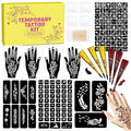 126 PCS Temporary Tattoos Stencils Kit, Temporary Tattoos Kit by Unknown