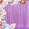 Lavender Sequin Backdrop Curtains 1 Panel 10FTx10FT Glitter Lavender Photo by WISPET