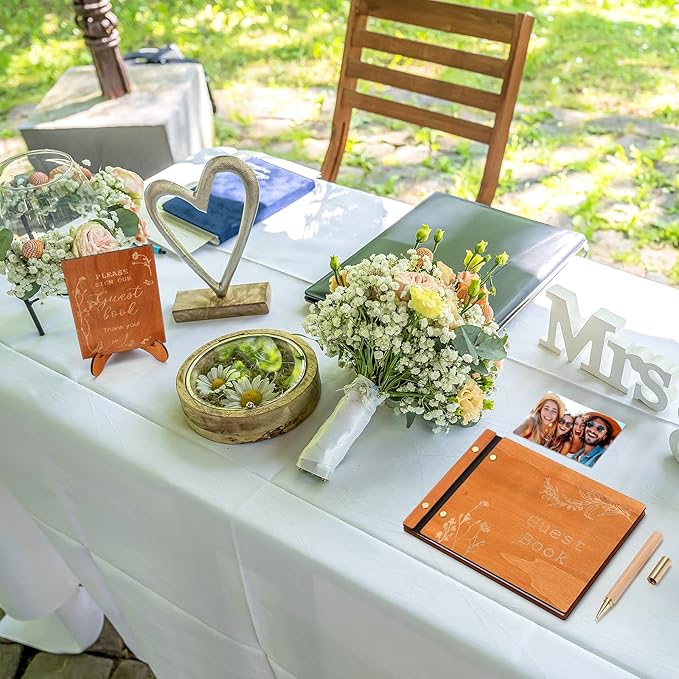 Wedding Guest Book Personalized Photo Guestbook to Sign at Reception Wedding - Image 6