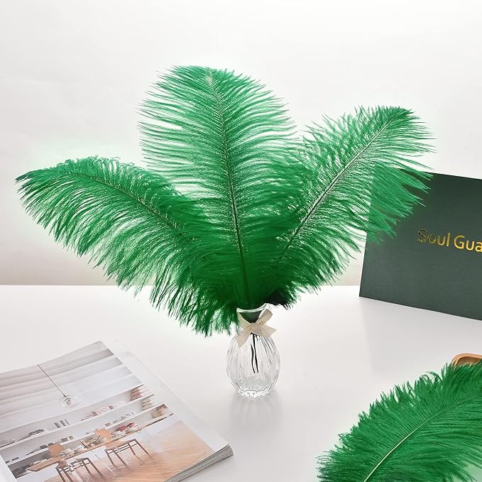 Ballinger Green Ostrich Feathers Bulk - Image 5