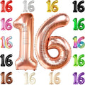 KatchOn, Rose Gold 16 Balloon Numbers by KatchOn