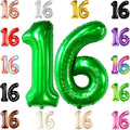 KatchOn, Dark Green 16 Balloons Number by KatchOn