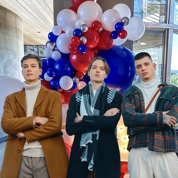 Red White Blue Balloons - Image 6